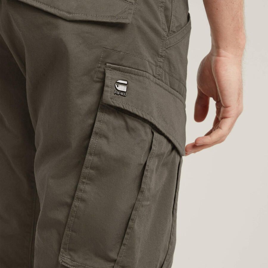 G-Star Raw Straight tapered fit cargobroek met stretch model 'Rovic' - Foto 6
