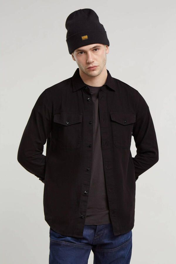 G-Star Raw Overhemd Lange Mouw D24963-D454 MARINE SLIM-B564 BLACK - Foto 2