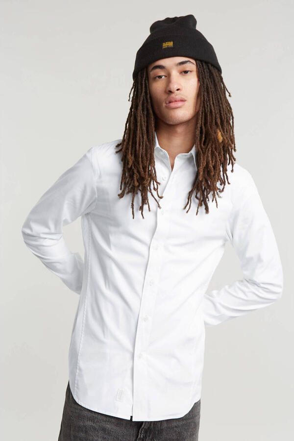 G-Star Raw Overhemd Lange Mouw UNIFORM SLIM SHIRT LS