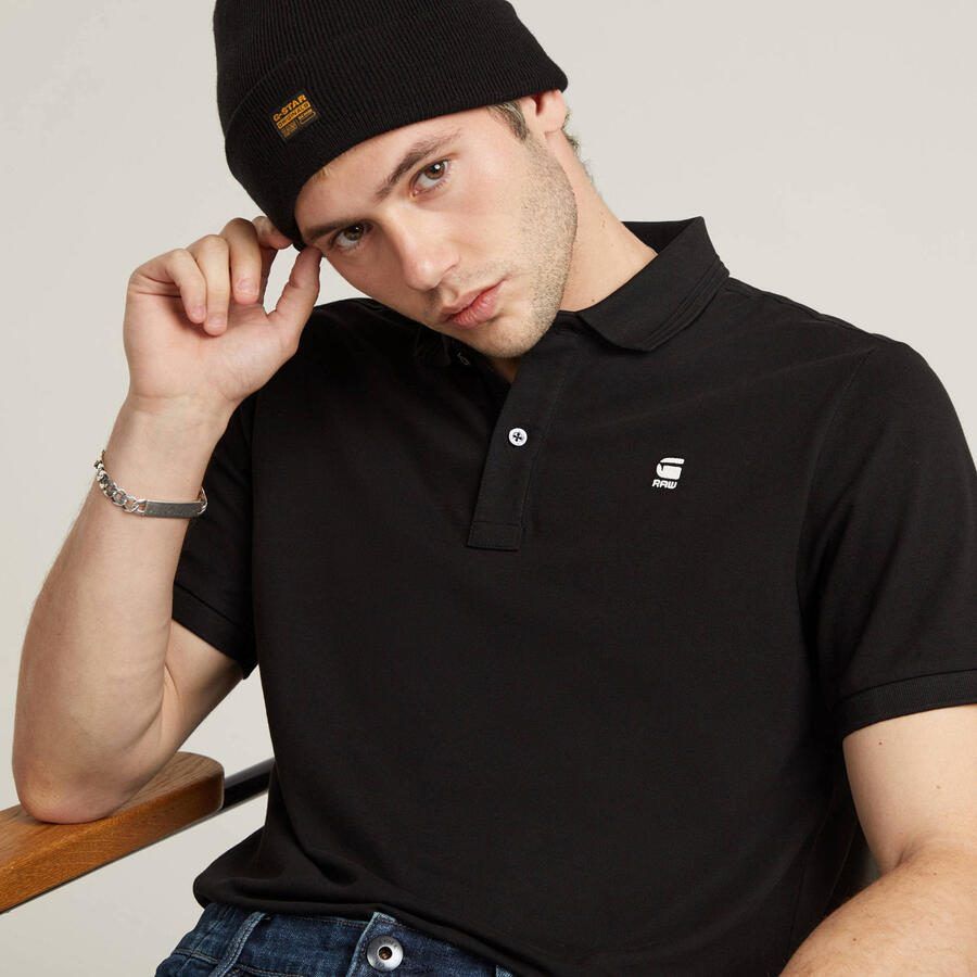 G-Star RAW Poloshirt Dunda slim fit Logoborduursel op borsthoogte - Foto 6