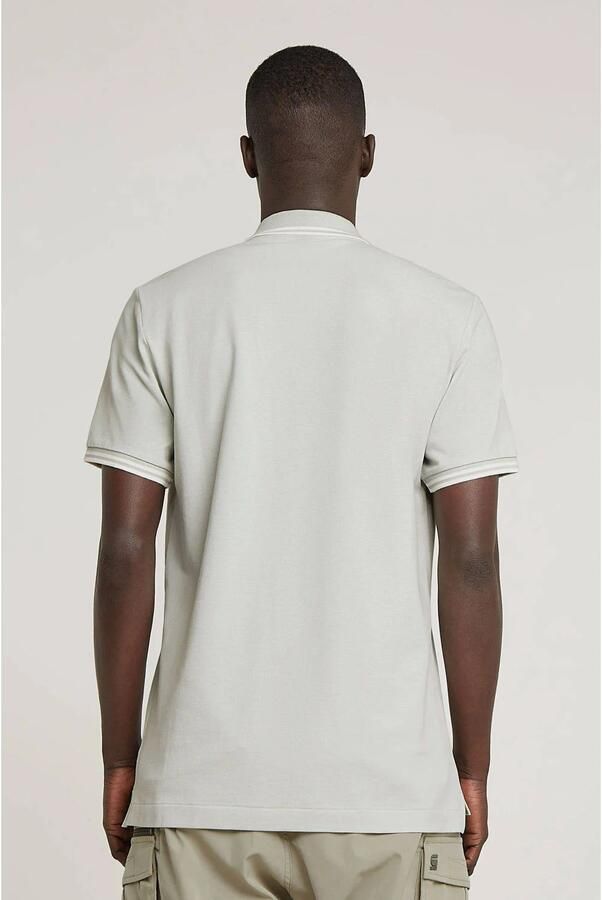 G-Star RAW Dunda Slim Stripe Polo Grijs Heren - Foto 2