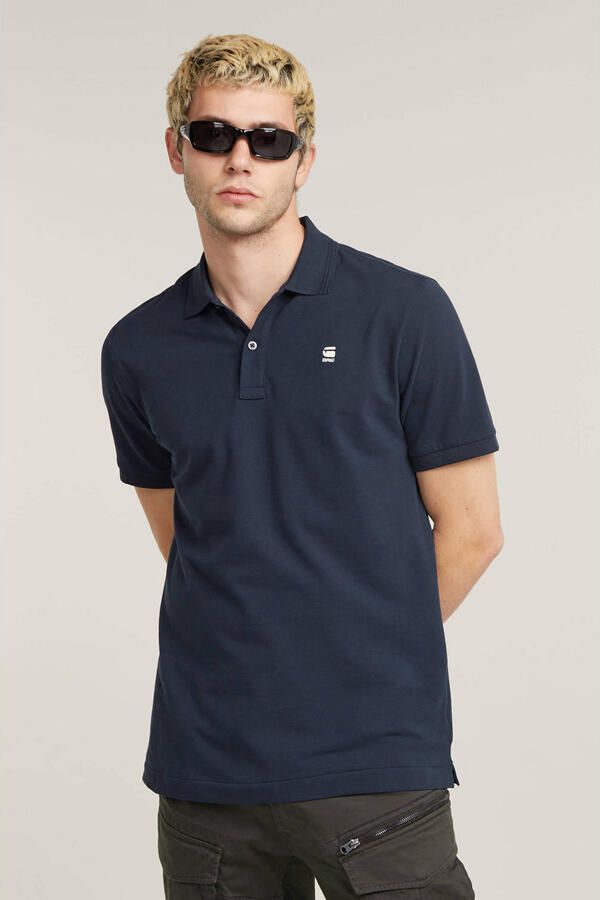 G-STAR RAW Heren Polo's & T-shirts Dunda Slim Polo S s Donkerblauw - Foto 8