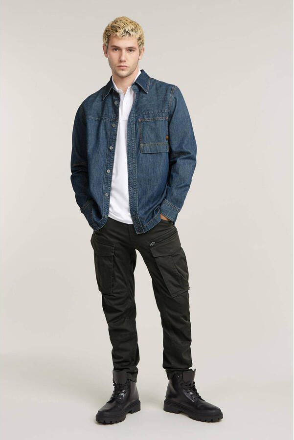 G-STAR RAW Heren Polo's & T-shirts Dunda Slim Polo S s Gebroken Wit - Foto 8