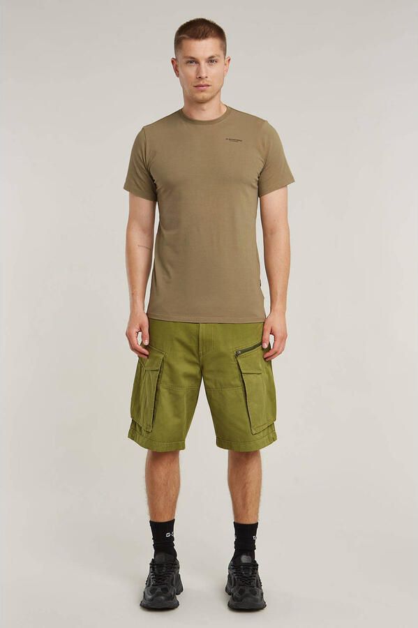 G-STAR RAW Heren Polo's & T-shirts Slim Base R T S s Khaki - Foto 6
