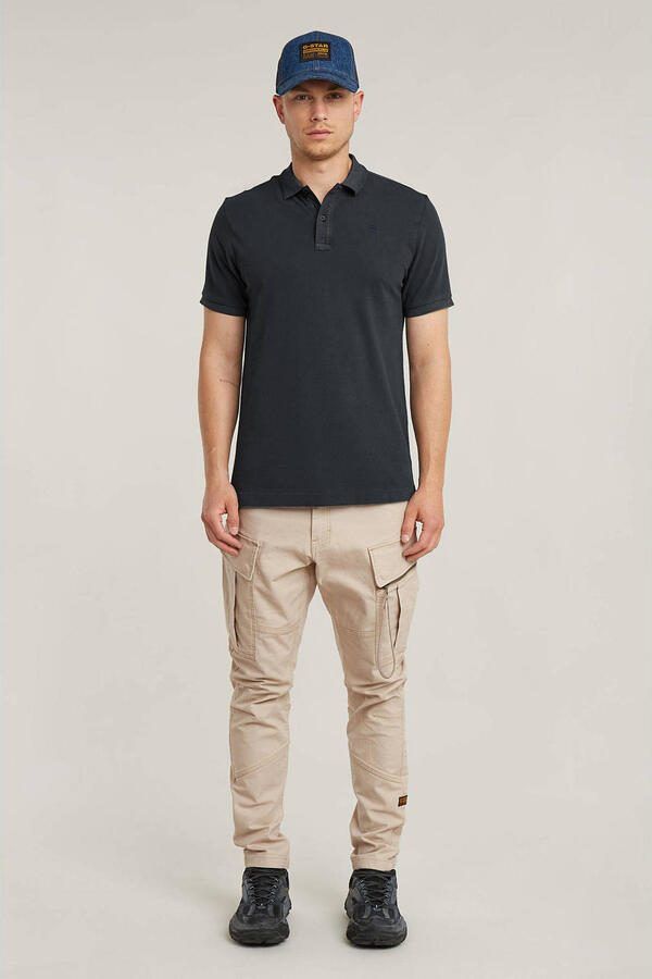 G-Star RAW Dunda Overdyed Slim Polo Donkerblauw Heren - Foto 3