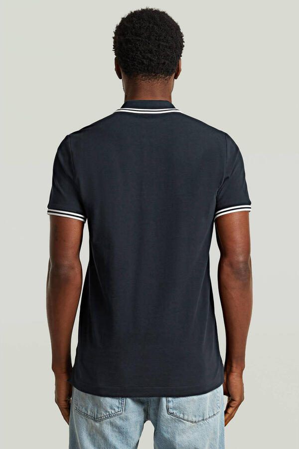 G-Star Raw Slim fit poloshirt met gestikt logo model 'Dunda' - Foto 2