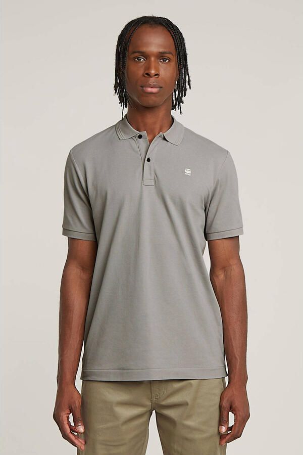 G-Star RAW Dunda Slim Polo Grijs Heren - Foto 3