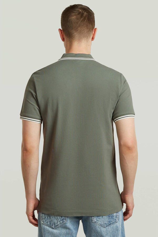 G-STAR slim polo groen - Foto 3