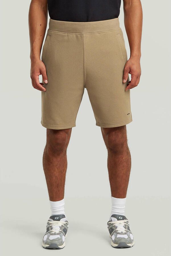 G-Star Raw straight fit short met structuurpatroon