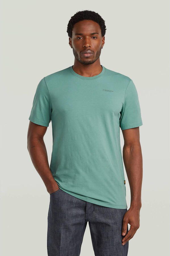 G-STAR RAW Heren Polo's & T-shirts Slim Base R T S\s Mint - Foto 5