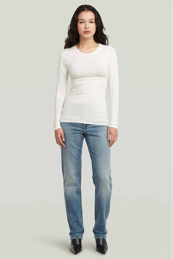 G-Star RAW Iggie Straight Jeans Midden blauw Dames - Foto 2
