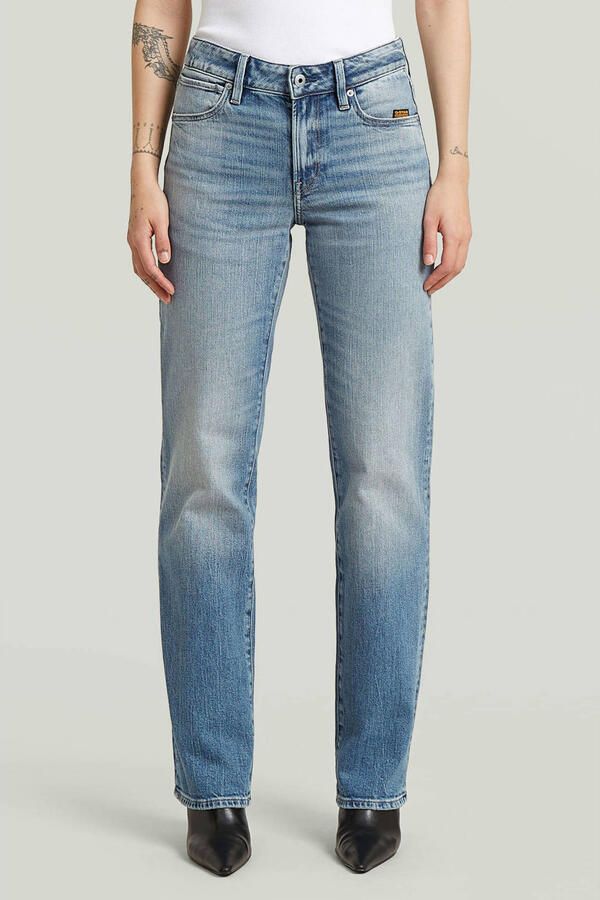 G-Star RAW G-Straight Jeans Midden blauw Dames - Foto 5