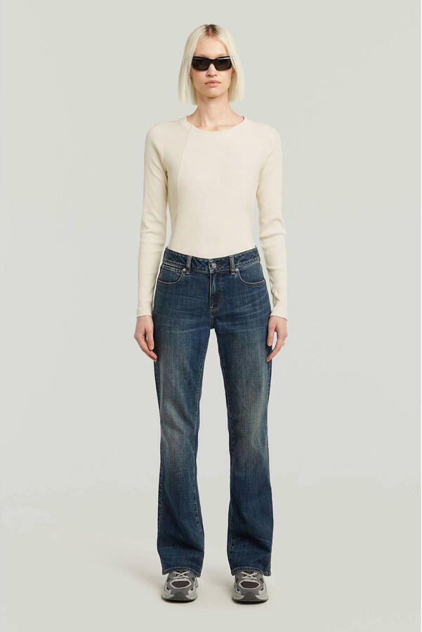 G-STAR straight leg jeans dark blue denim