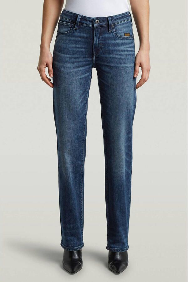 G-STAR straight leg jeans donkerblauw