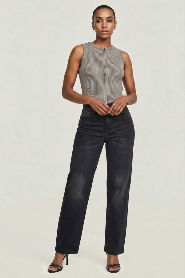 G-STAR straight leg jeans grijs denim