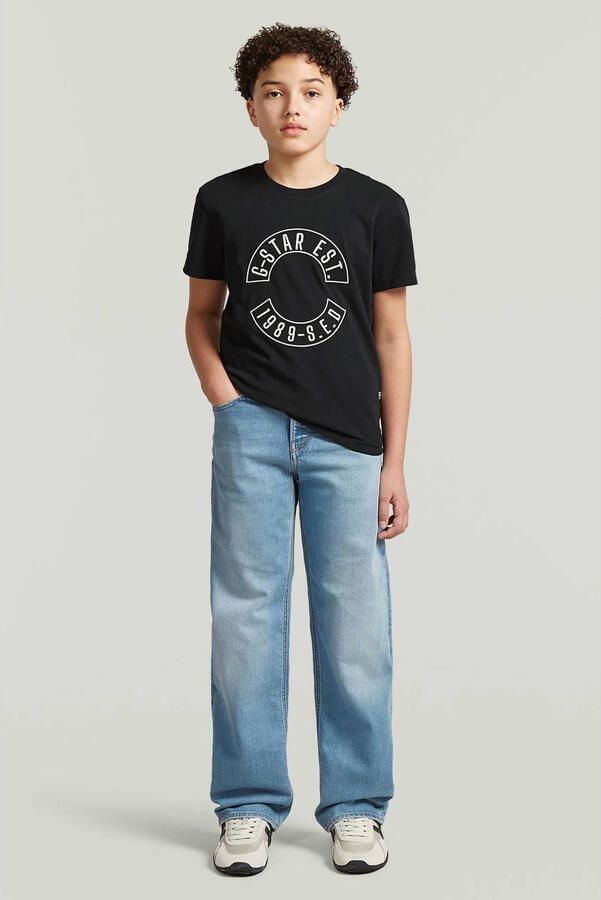 G-Star RAW Dakota Regular Straight Jeans voor jongens Midden blauw jongens - Foto 3