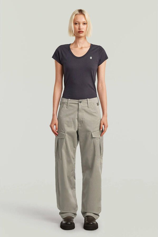 G-STAR straight regular waist cargobroek beige - Foto 2