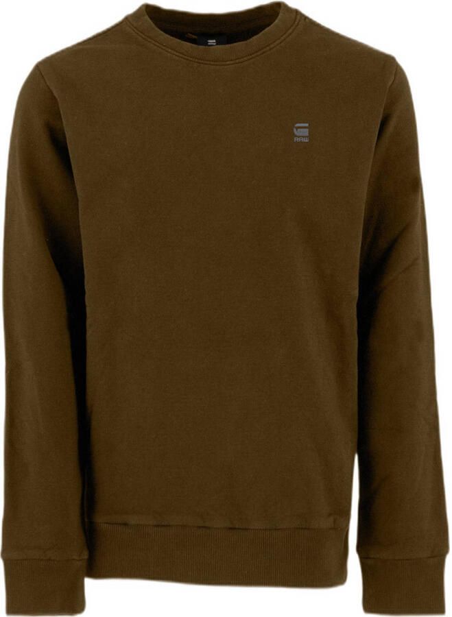 G-Star RAW Sweater Unbrushed voor jongens Bruin jongens