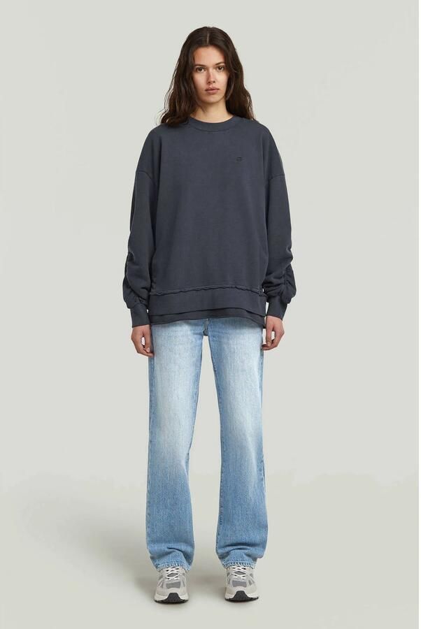G-Star RAW Puckering Sweater Donkerblauw Dames - Foto 3