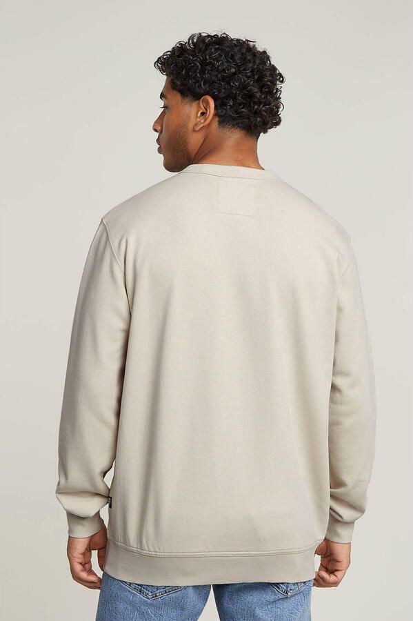 G-Star RAW G-Script Logo Sweater Wit Heren