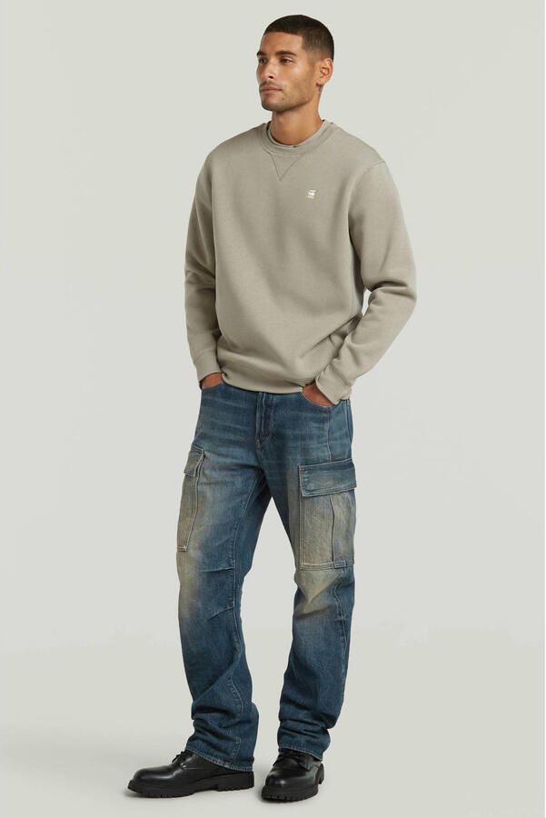 G-Star Raw Sweatshirt met logostitching model 'Premium' - Foto 3