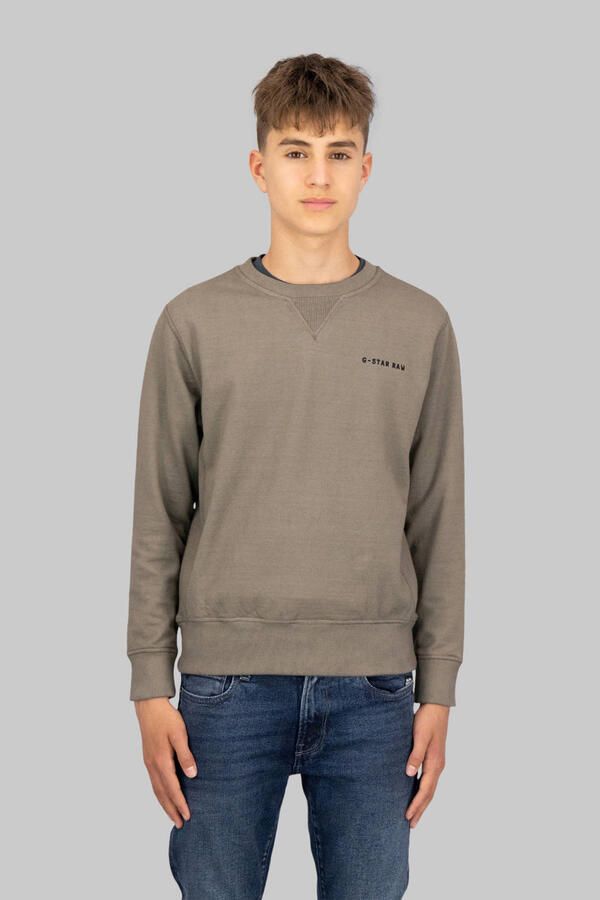 G-Star RAW Premium Core Sweater voor jongens Grijs jongens