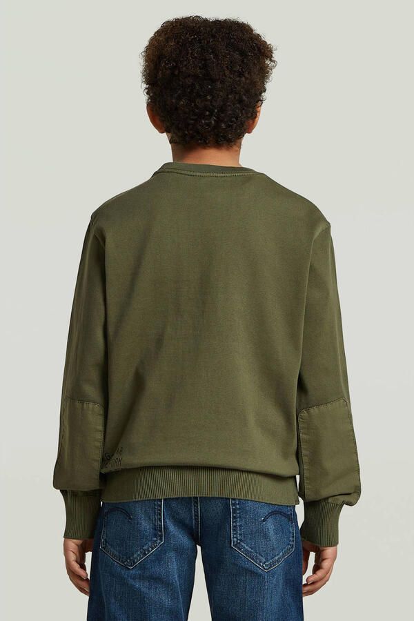 G-Star RAW Army Knit Sweater voor jongens Groen jongens - Foto 2