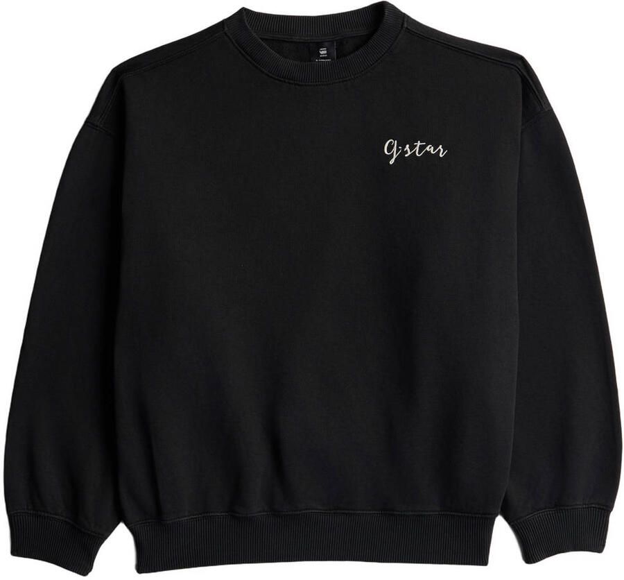 G-STAR sweater met logo zwart