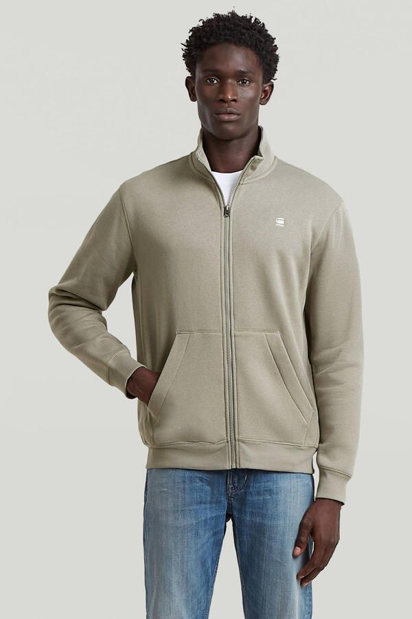 G-STAR RAW Heren Truien & Vesten Premium Core Track Jkt Sw Zand - Foto 5