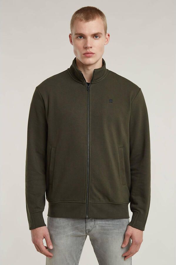 G-Star RAW Nifous Sweater Met Rits Grijs Heren