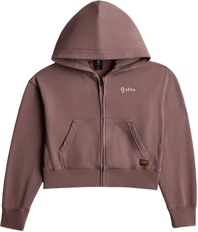 G-STAR sweatvest oudroze