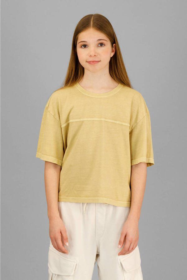 G-STAR T-shirt geel