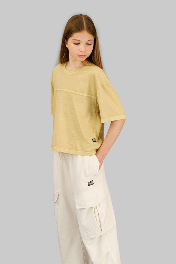 G-STAR T-shirt geel - Foto 3
