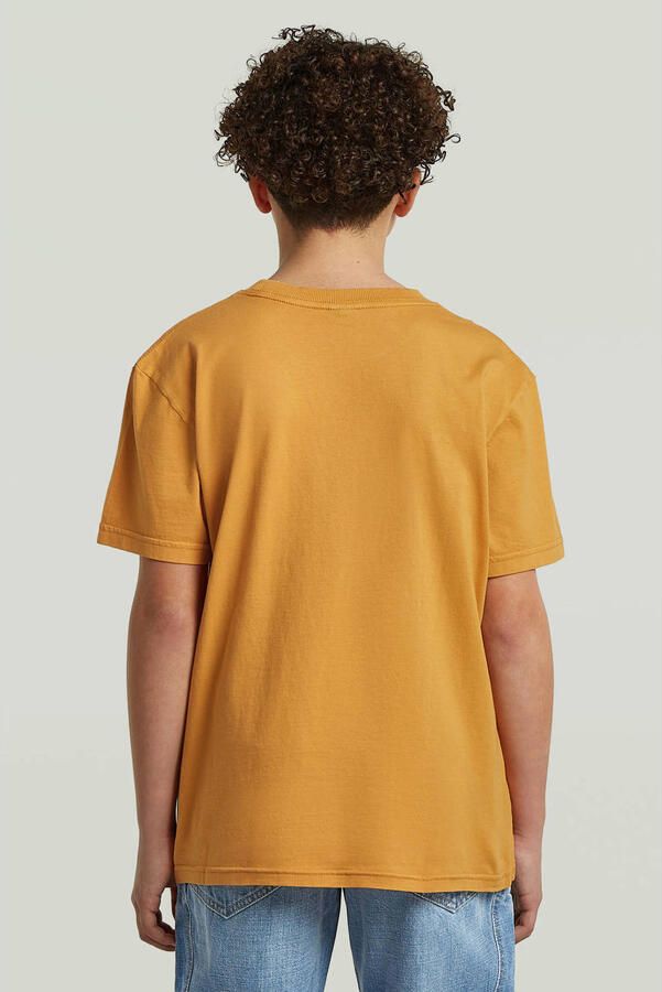 G-Star RAW Nifous T-shirt voor jongens Geel jongens - Foto 2