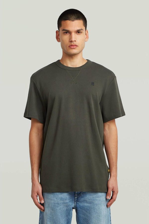 G-Star RAW T-shirt Nifous Ronde hals met ribinzet