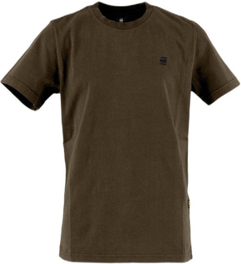 G-Star RAW T-shirt Base voor jongens Groen jongens