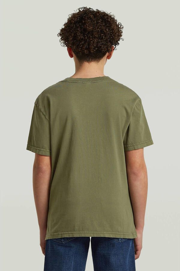 G-Star RAW Nifous T-Shirt voor jongens Groen jongens - Foto 3