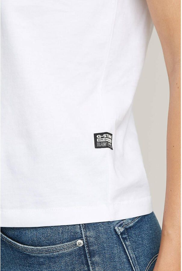 G-Star RAW T-shirt Nifous met klein logoborduursel
