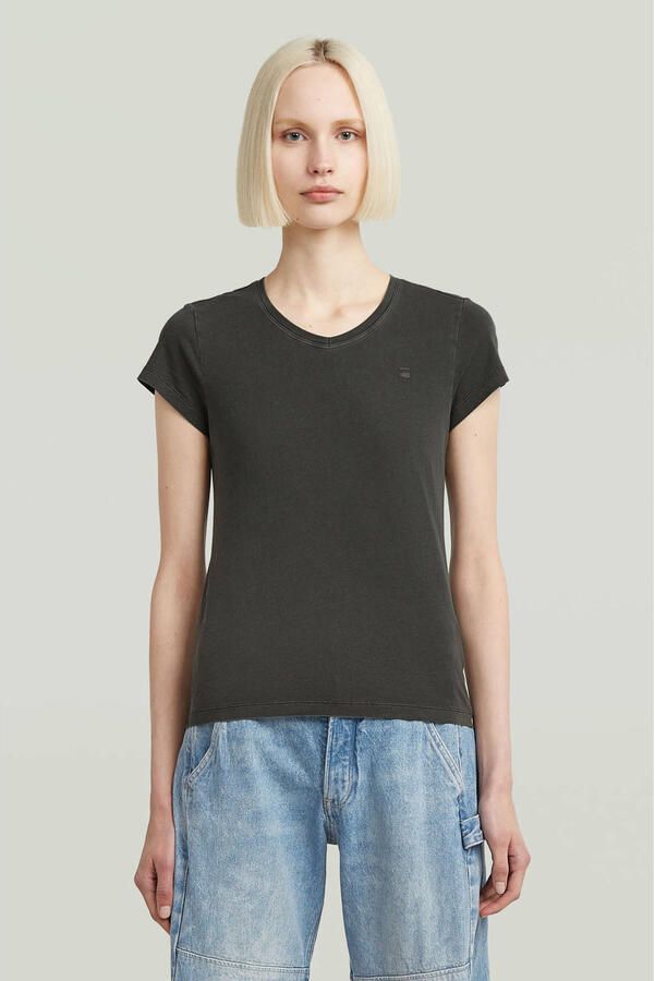 G-Star RAW Eyben Slim V 2.0 T-Shirt Grijs Dames - Foto 3