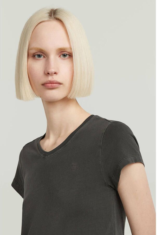 G-Star RAW Eyben Slim V 2.0 T-Shirt Grijs Dames