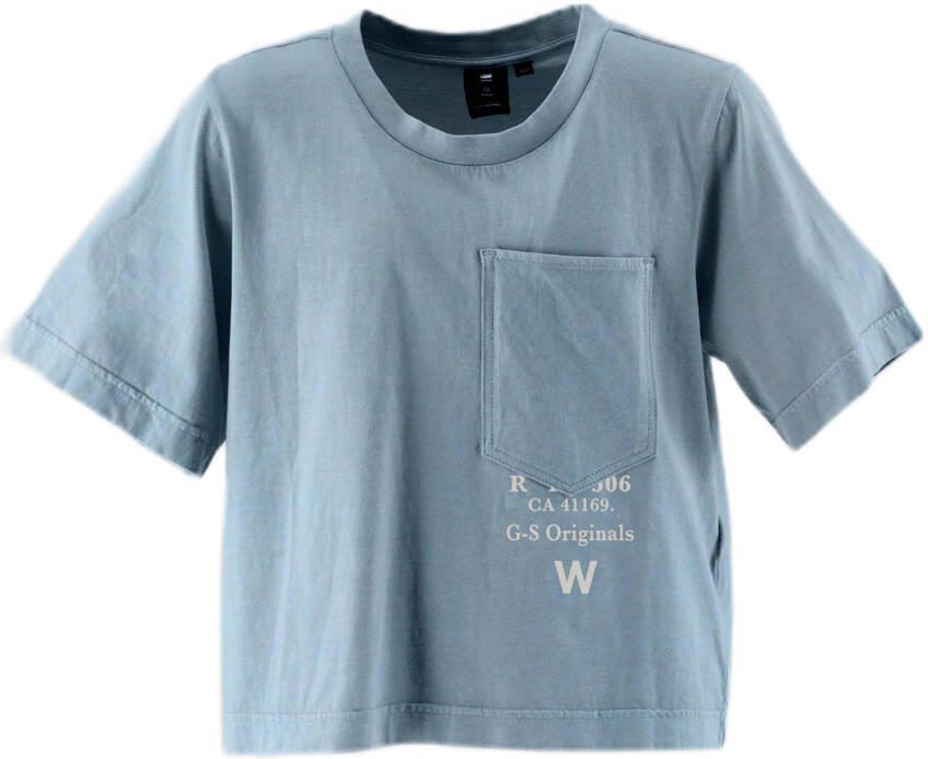G-STAR T-shirt lichtblauw