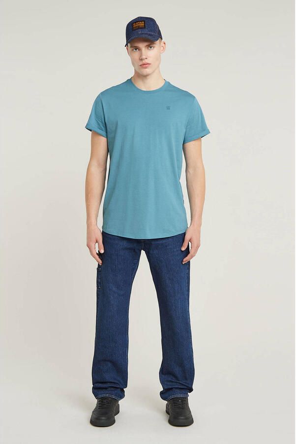 G-Star RAW Shirt met korte mouwen Lash Ronde hals logo-applicatie