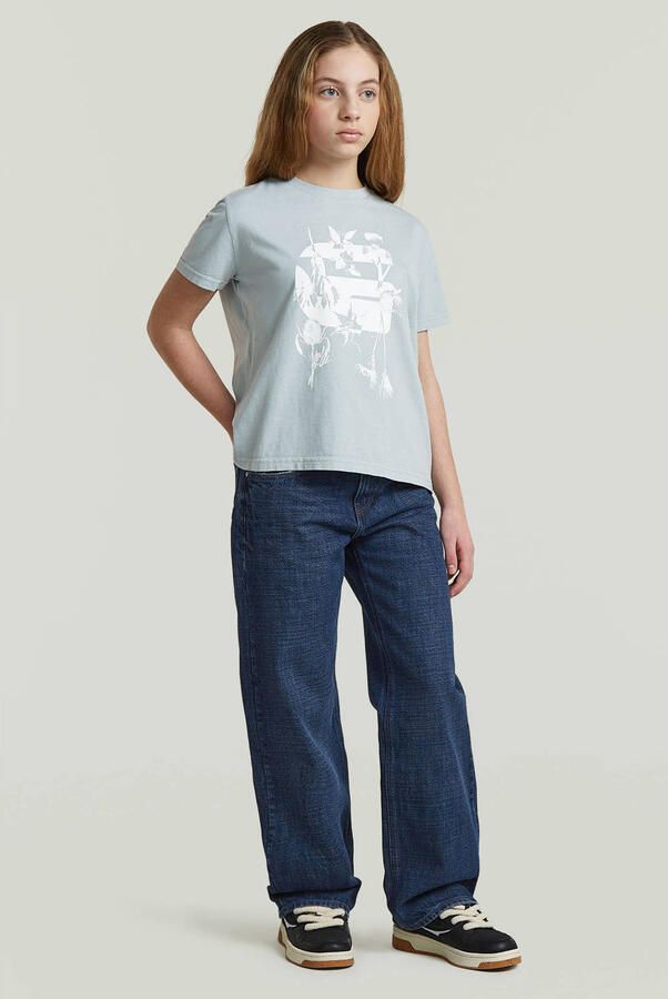 G-Star RAW Miller T-Shirt voor meisjes Lichtblauw meisjes