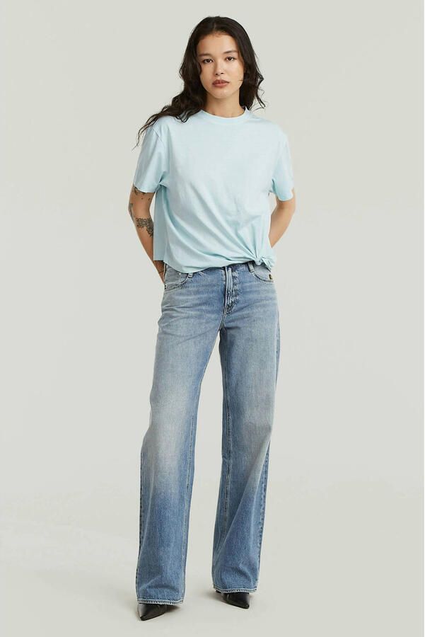 G-Star RAW Washed Relaxed Knot T-Shirt Lichtblauw Dames - Foto 2