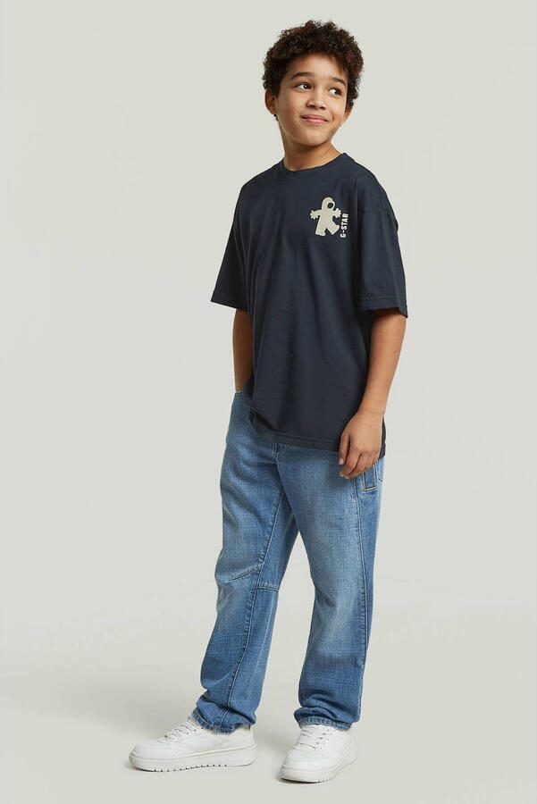 G-Star RAW Oversized T-Shirt voor jongens Donkerblauw jongens