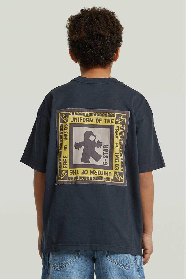 G-Star RAW Oversized T-Shirt voor jongens Donkerblauw jongens - Foto 2