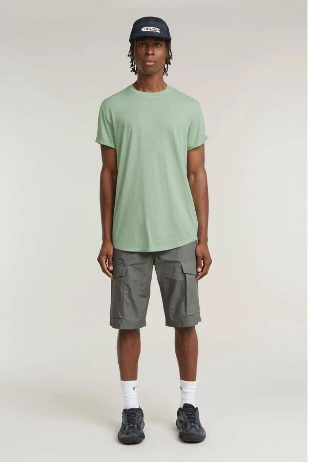 G-Star RAW Shirt met korte mouwen Lash Ronde hals logo-applicatie - Foto 5