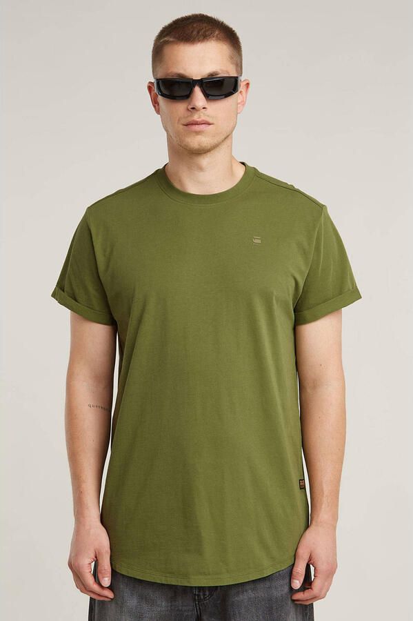 G-Star RAW Shirt met korte mouwen Lash Ronde hals logo-applicatie - Foto 2