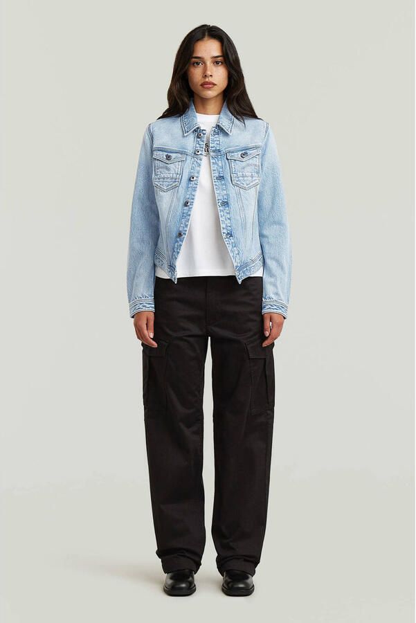 G-Star RAW Inside Print T-Shirt Wit Dames - Foto 3