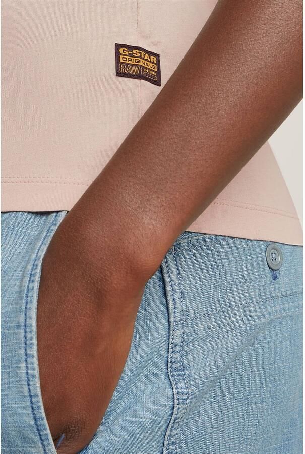 G-Star Raw Slim fit T-shirt met labelstitching model 'Eyben' - Foto 2